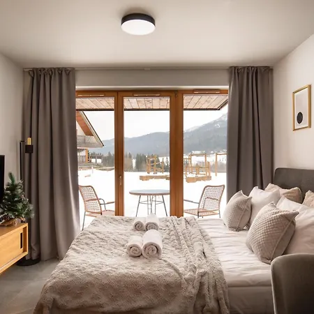 Enklawa Polany - Scenic Mountain View Retreat With Natural Pool By Downtown Apartment *